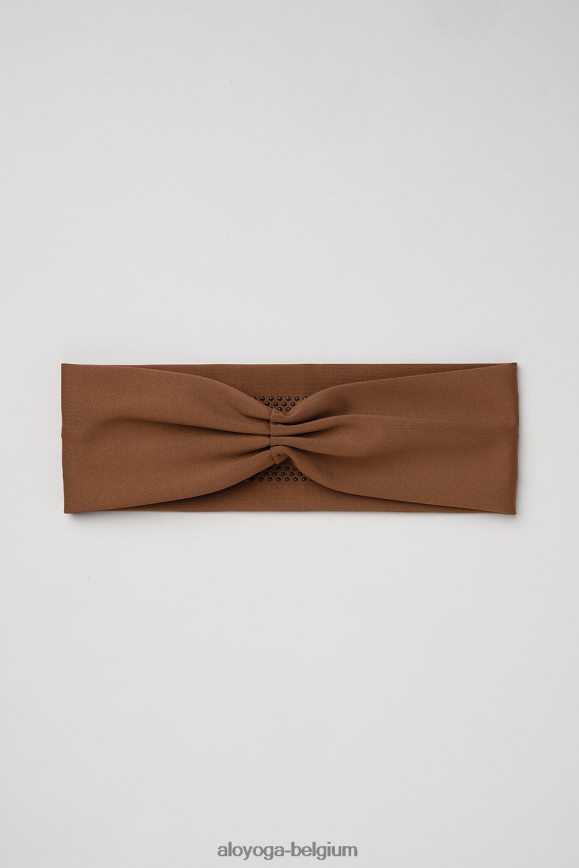 accessoires brun cannelle femmes TF6J8D1012 Alo Yoga bandeau de transport aérien