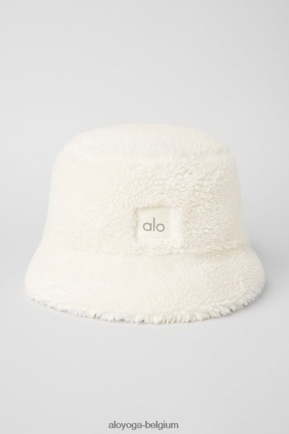 accessoires Ivoire femmes TF6J8D912 Alo Yoga chapeau de seau foxy sherpa