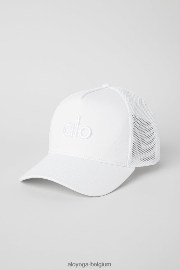 accessoires blanc Blanc femmes TF6J8D995 Alo Yoga casquette de camionneur de district