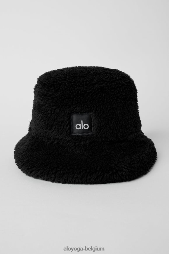 accessoires noir femmes TF6J8D914 Alo Yoga chapeau de seau foxy sherpa