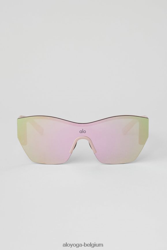 accessoires miroir rose/noir femmes TF6J8D1023 Alo Yoga lunettes de soleil étonnantes