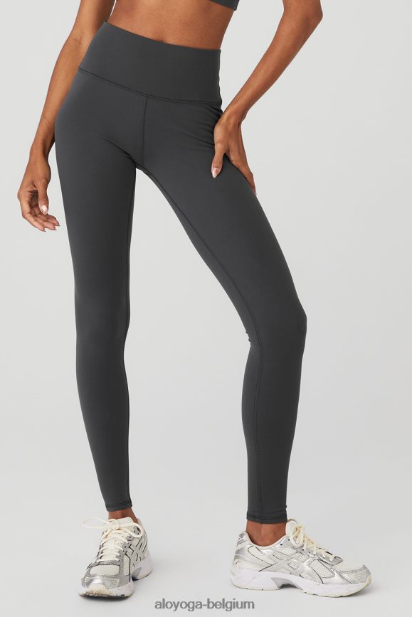 bas anthracite femmes TF6J8D51 Alo Yoga legging aérographe taille haute