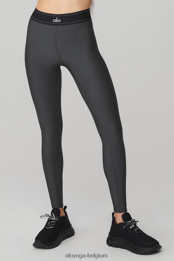 bas anthracite/noir femmes TF6J8D90 Alo Yoga legging de costume taille haute airlift