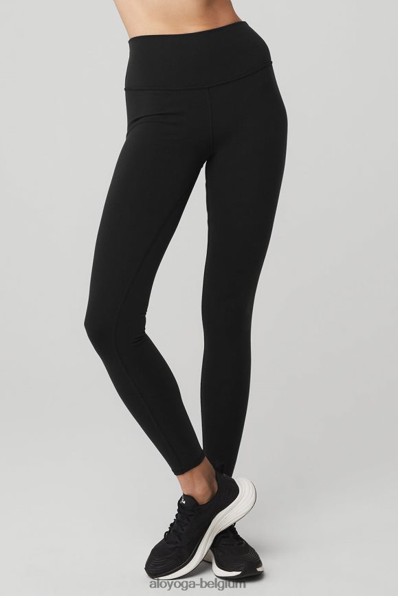 bas noir femmes TF6J8D53 Alo Yoga legging aérographe taille haute
