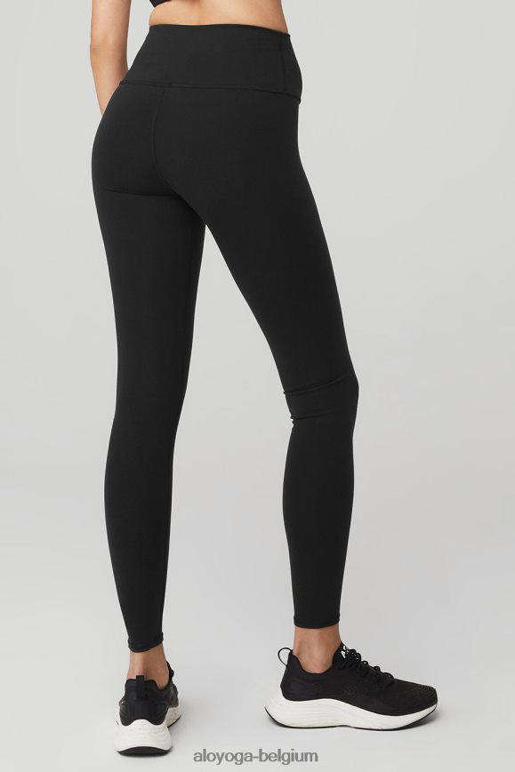 bas noir femmes TF6J8D53 Alo Yoga legging aérographe taille haute