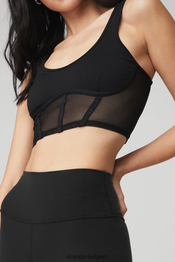 bas noir femmes TF6J8D53 Alo Yoga legging aérographe taille haute