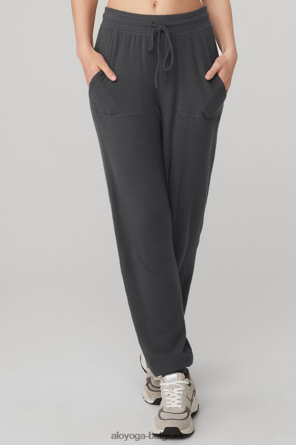 bas anthracite femmes TF6J8D247 Alo Yoga pantalon de survêtement soho