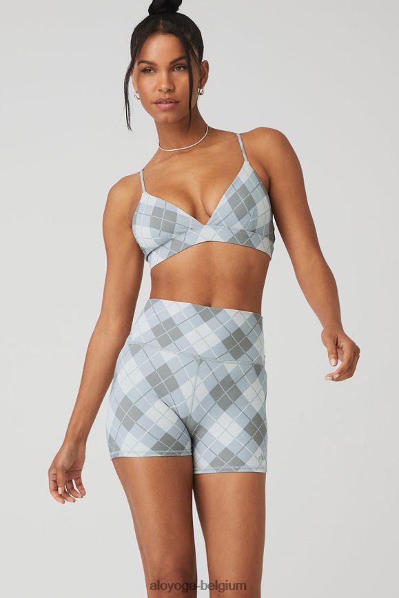 vêtements gravier/titane femmes TF6J8D602 Alo Yoga soutien-gorge splendeur vapor argyle