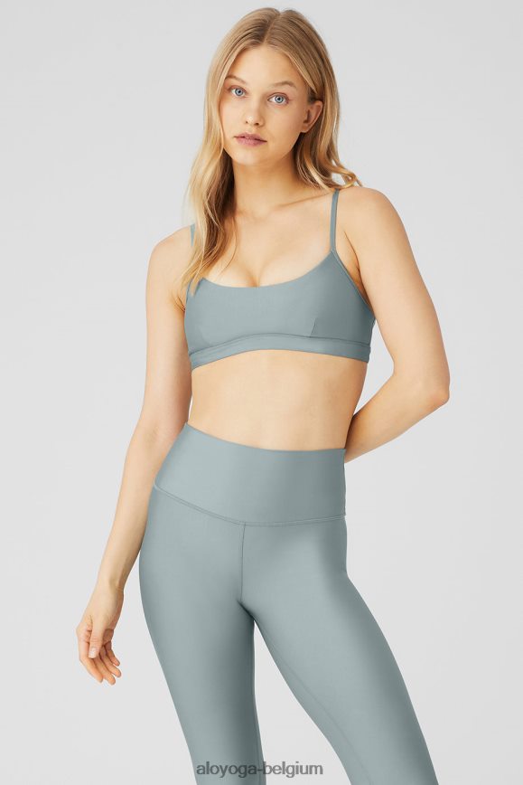 vêtements gris cosmique femmes TF6J8D452 Alo Yoga soutien-gorge intrigue airlift