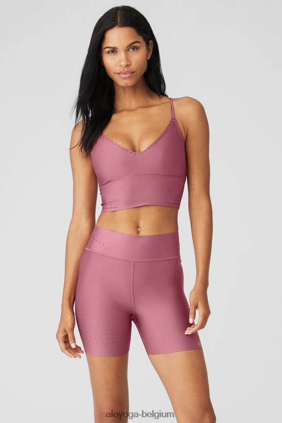 vêtements argile de mars femmes TF6J8D385 Alo Yoga réservoir de soutien-gorge rapide découpé au laser airlift