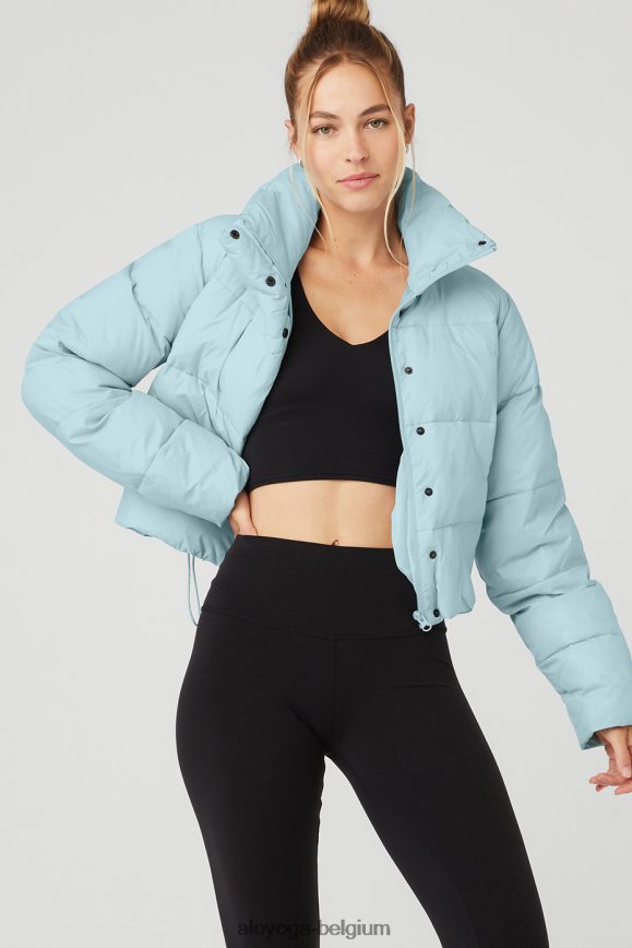 vêtements bleu craie femmes TF6J8D700 Alo Yoga doudoune de la ruée vers l'or