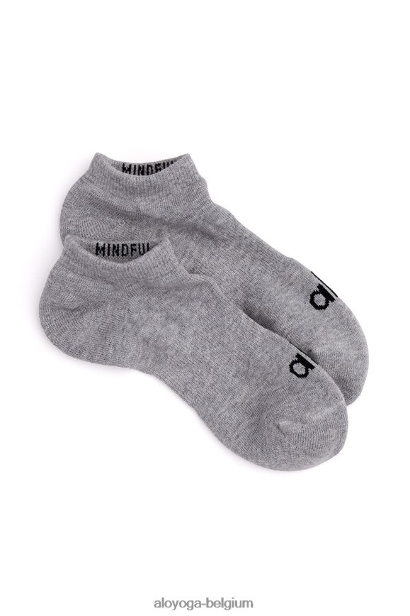accessoires gris tourterelle chiné/noir Hommes TF6J8D1342 Alo Yoga chaussette de rue