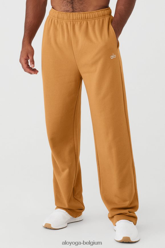 bas caramel au beurre Hommes TF6J8D1554 Alo Yoga accolade - pantalon de jogging droit