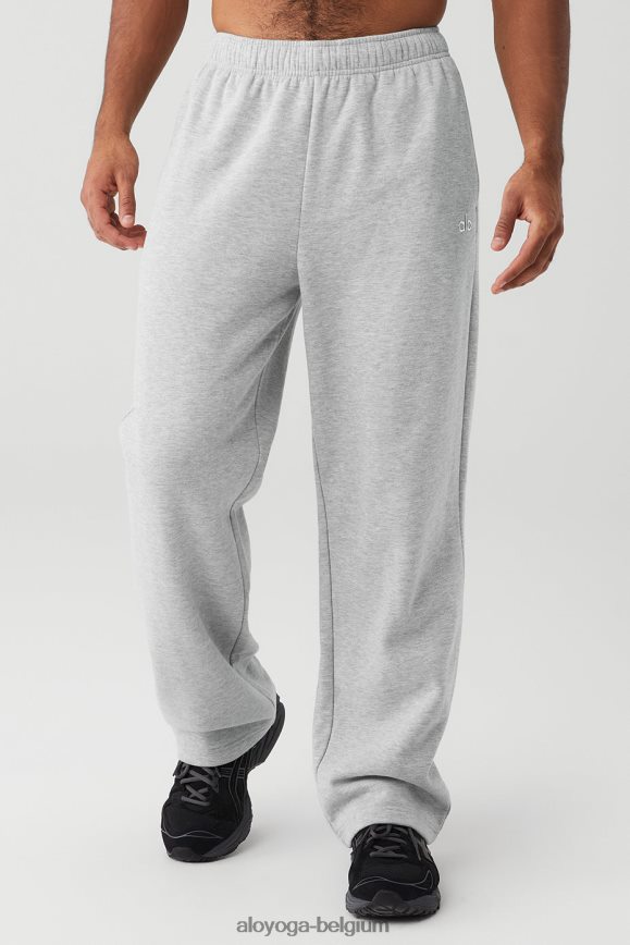 bas gris chiné athlétique Hommes TF6J8D1551 Alo Yoga accolade - pantalon de jogging droit