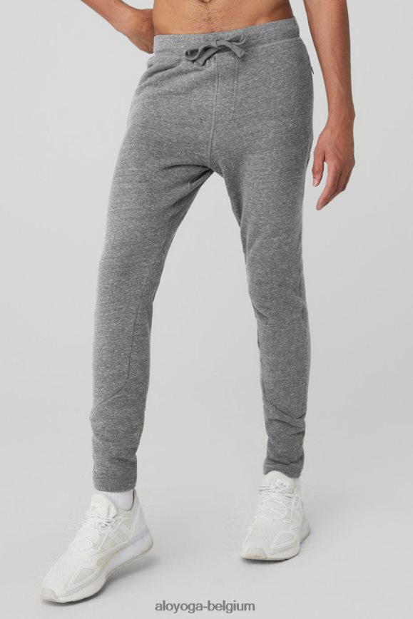 bas trimélange gris Hommes TF6J8D1367 Alo Yoga le pantalon de survêtement Triumph