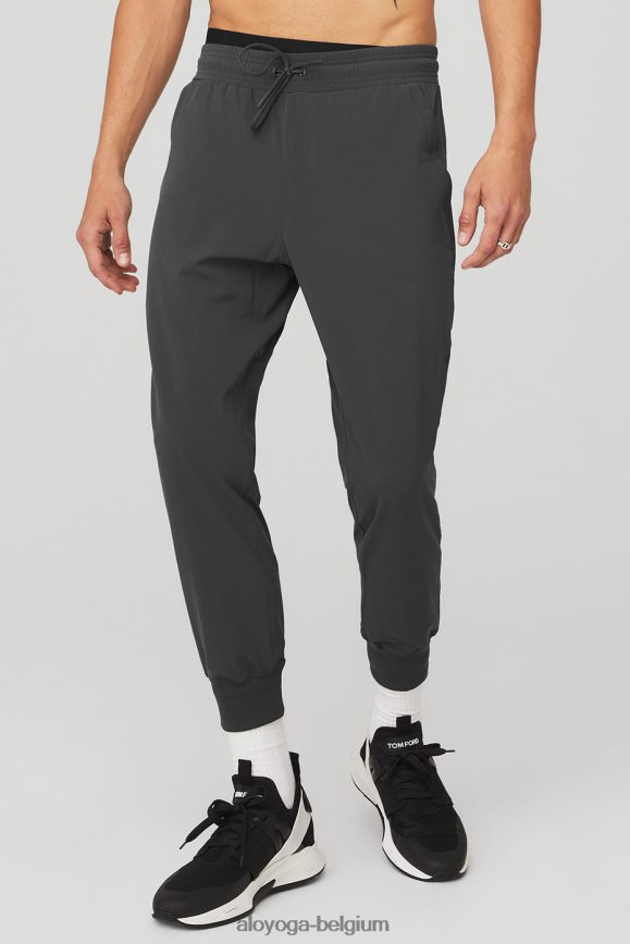 bas anthracite Hommes TF6J8D1414 Alo Yoga pantalon 7/8 coopérative
