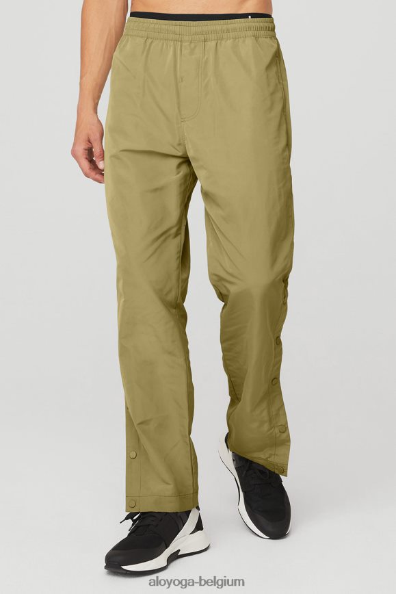 bas wasabi Hommes TF6J8D1725 Alo Yoga pantalon à boutons-pression Legend