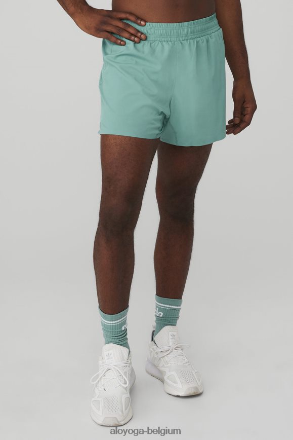 bas agave bleu Hommes TF6J8D1781 Alo Yoga 5'' adapter court