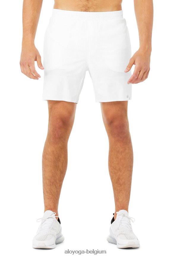 bas blanc Hommes TF6J8D1567 Alo Yoga Short de traction 7''
