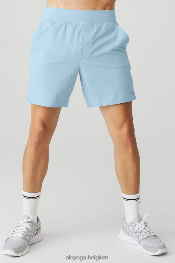 bas bleu calme Hommes TF6J8D1404 Alo Yoga Court de répétition de 7''