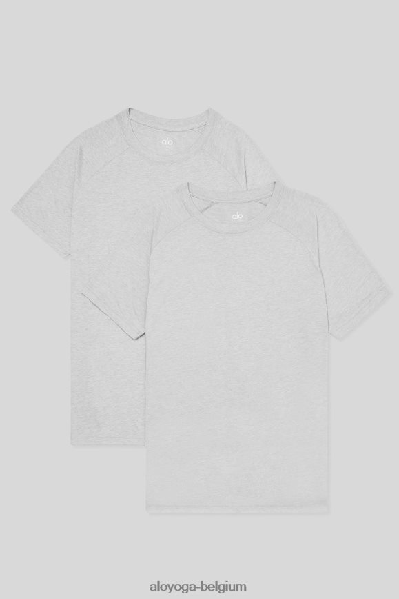 hauts doux Hommes TF6J8D1638 Alo Yoga T-shirts à col ras du cou Triumph (lot de 2)