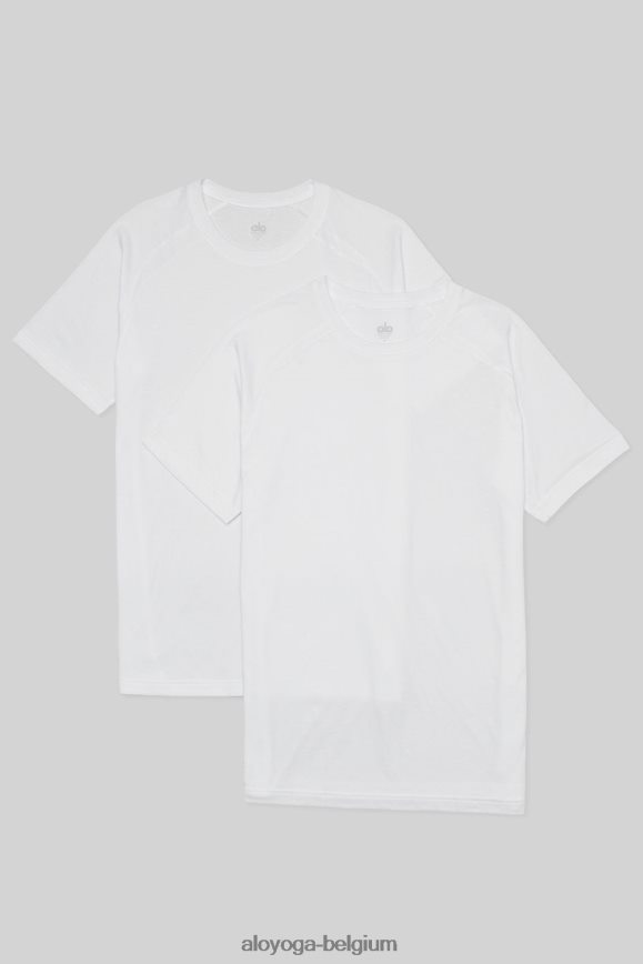hauts doux Hommes TF6J8D1639 Alo Yoga T-shirts à col ras du cou Triumph (lot de 2)