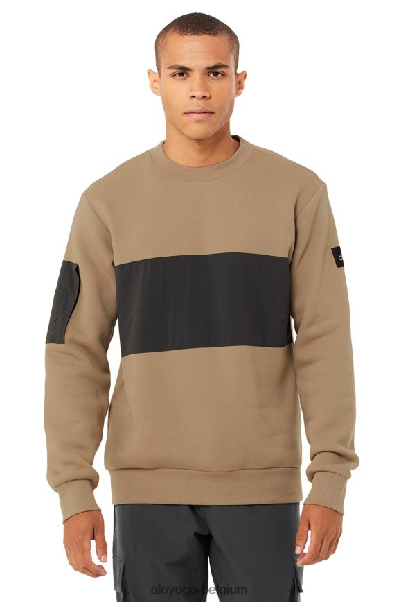 hauts gravier/anthracite Hommes TF6J8D1734 Alo Yoga pull traversant