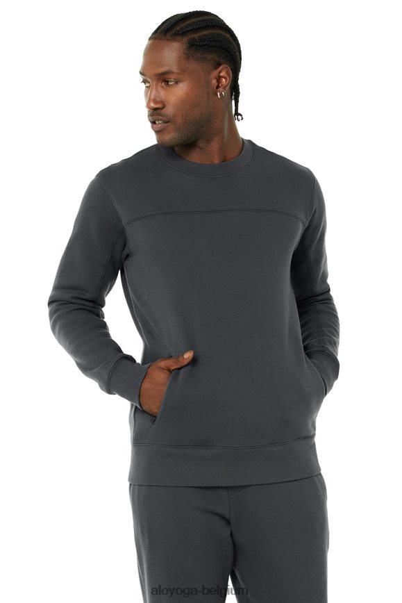 vêtements d'extérieur anthracite Hommes TF6J8D1731 Alo Yoga sweat-shirt de base