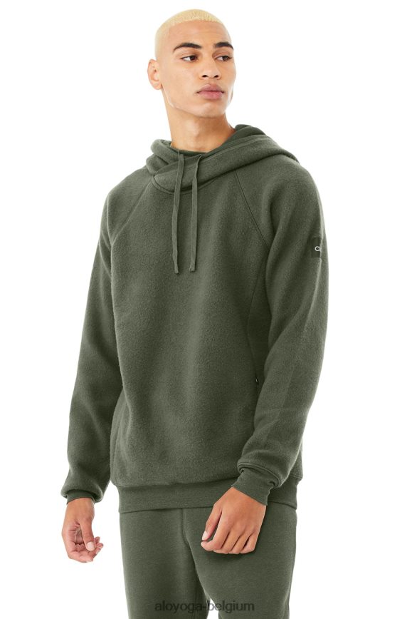 vêtements d'extérieur cactus sombre Hommes TF6J8D1796 Alo Yoga le sweat à capuche triomphe