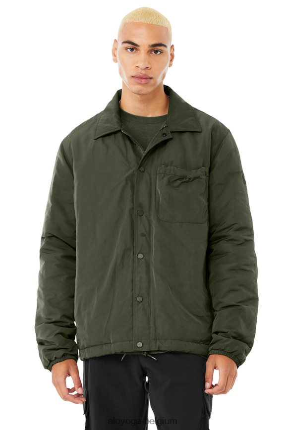 vêtements d'extérieur cactus sombre Hommes TF6J8D1724 Alo Yoga veste de légende